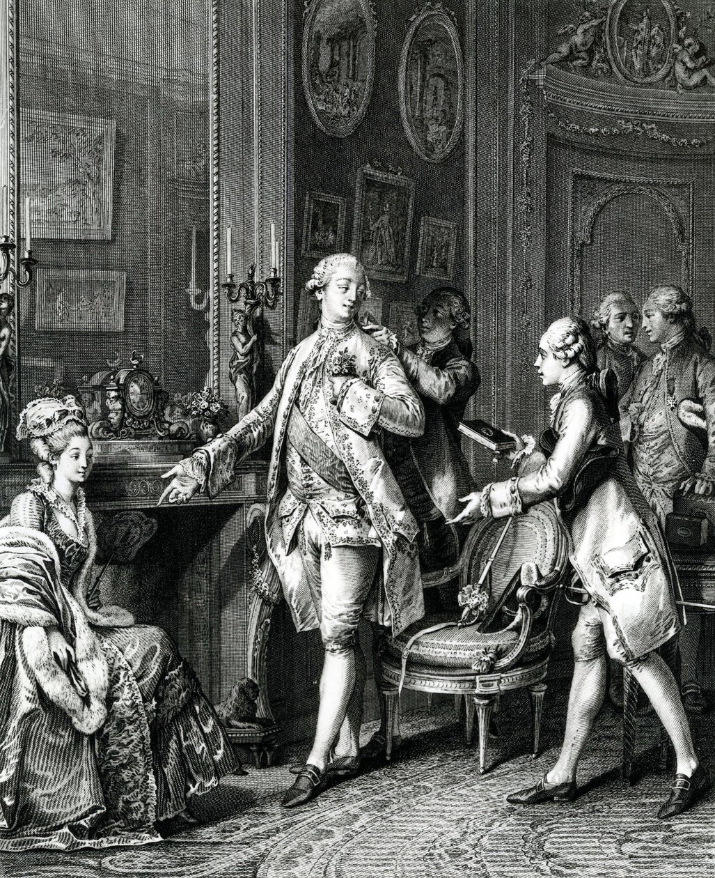 Den stora toaletten, ca 1780 av Jean Michel the Younger Moreau