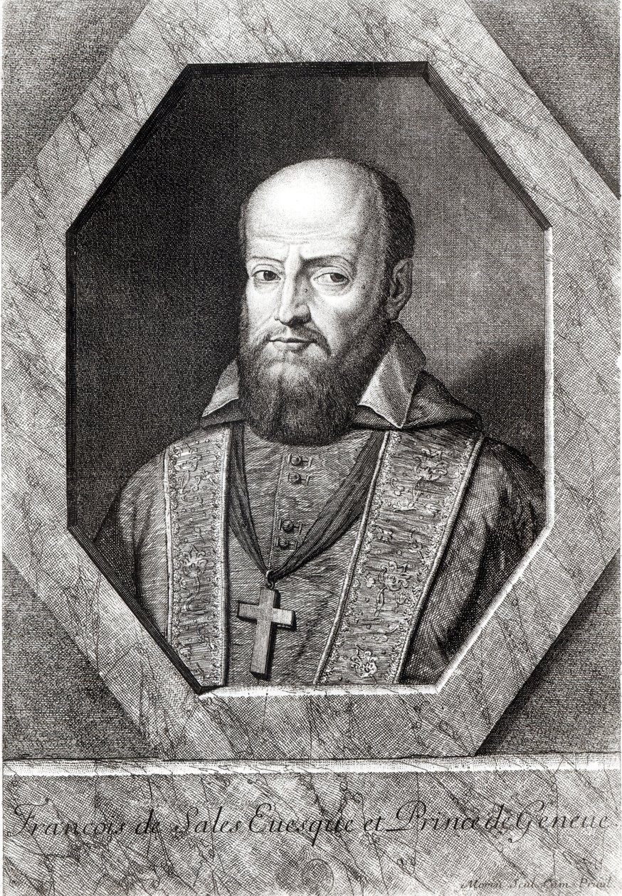Porträtt av Francois de Sales (1567-1622) av Jean Morin
