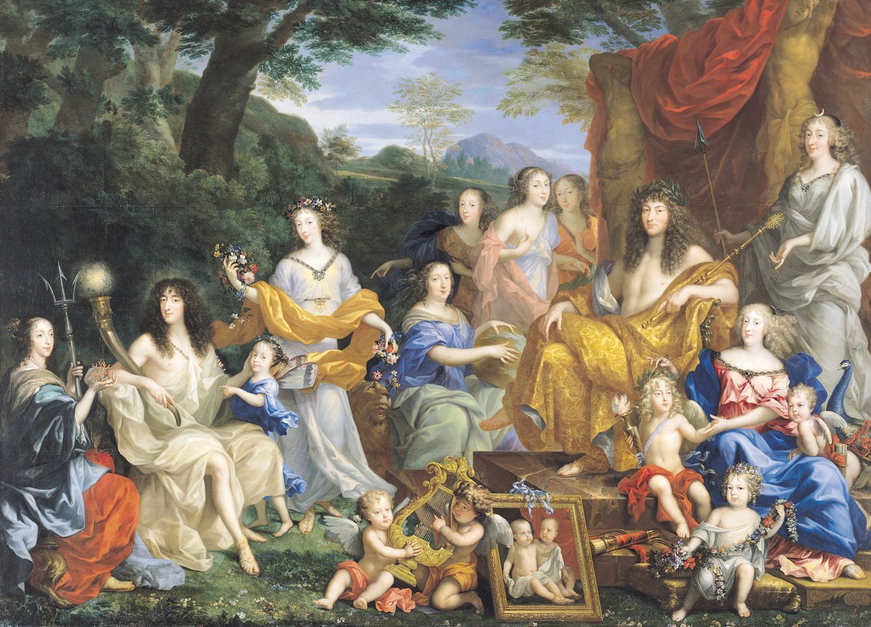 Ludvig XIV:s familj (1638-1715) 1670 av Jean Nocret