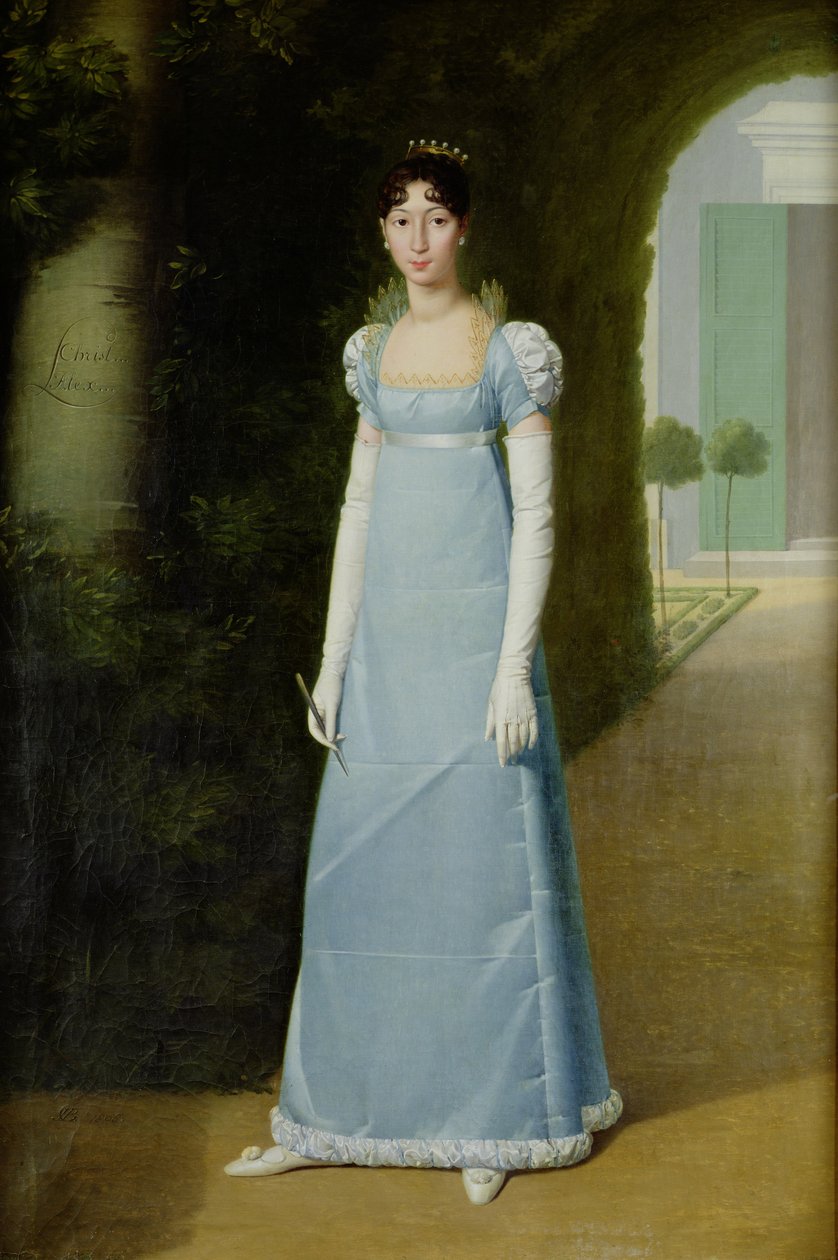 Porträtt av Charlotte Bonaparte (1795-1865) 1808 av Jean Pierre Granger