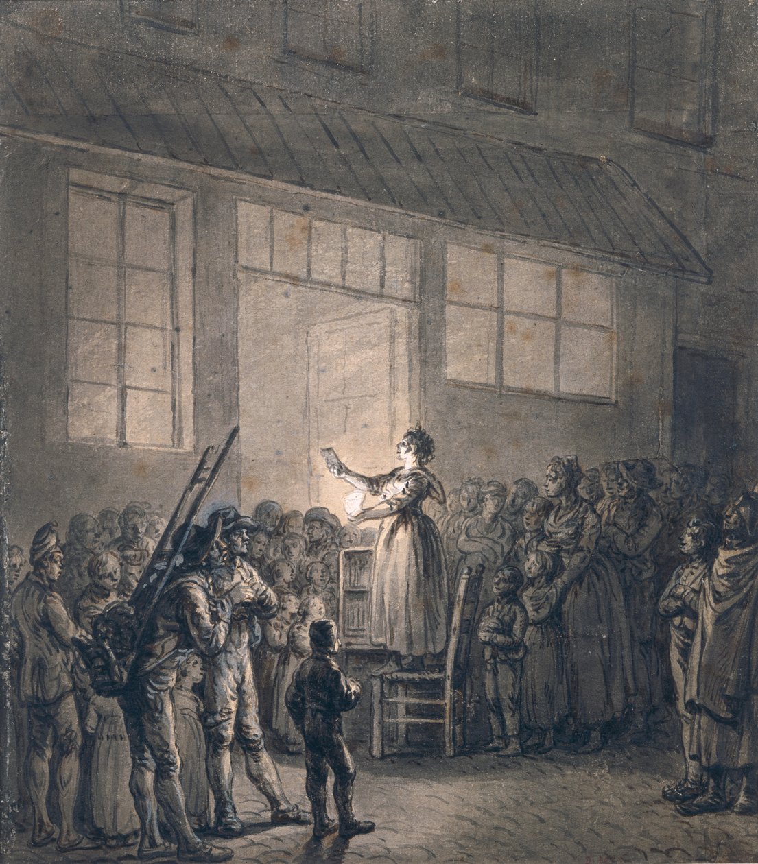 En populär sångare av Jean Pierre Norblin de La Gourdaine