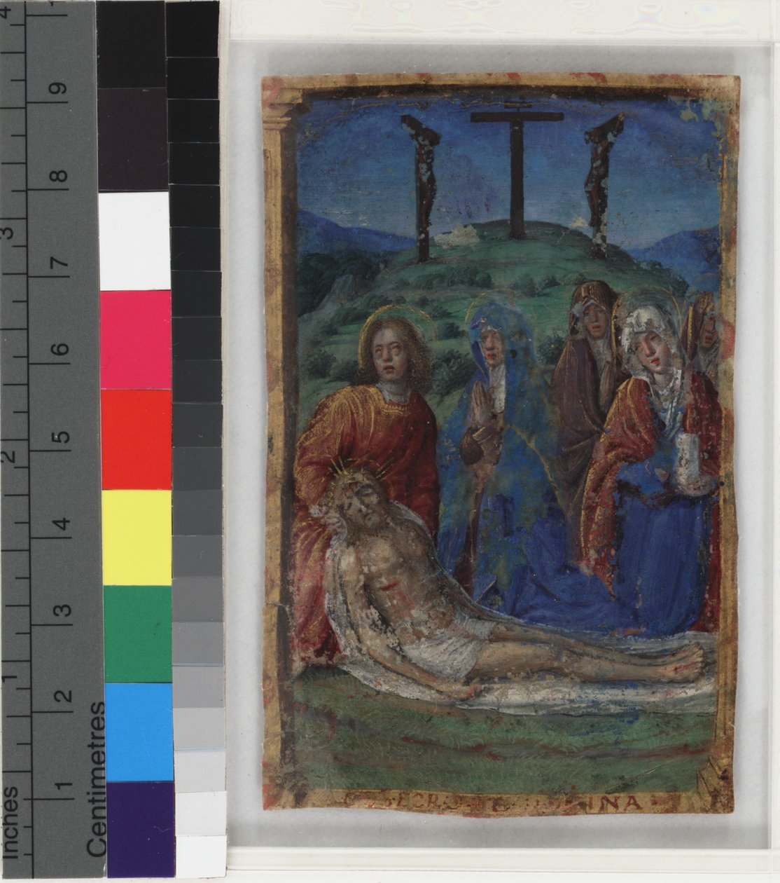 Kristi klagosång, ca 1495 av Jean Poyer