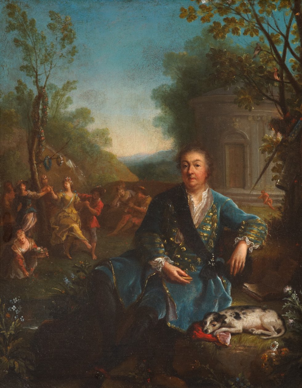 Porträttstudie av Philippe de Vendome, Frankrikes storpräst av Jean Raoux