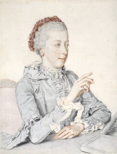Portrait of Archduchess Maria Elisabeth of Austria  av Jean Étienne Liotard
