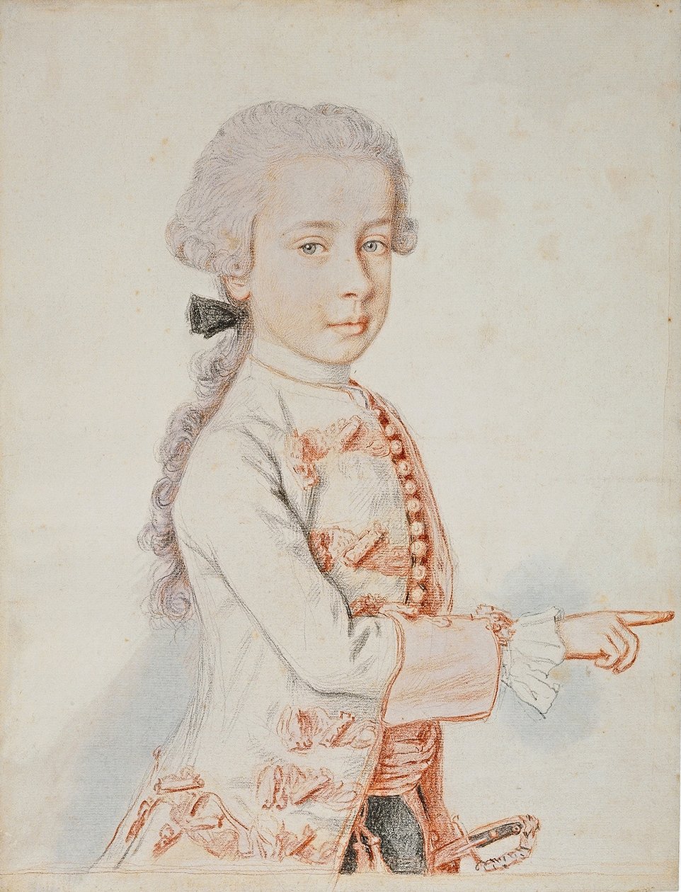 Portrait of Archduke Ferdinand Karl of Austria-Este  av Jean Étienne Liotard