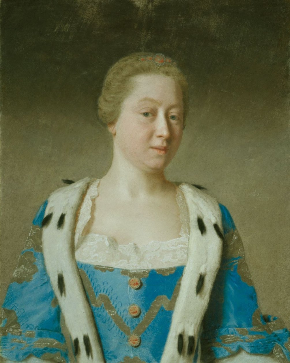Portrait of Augusta, Princess of Wales  av Jean Étienne Liotard