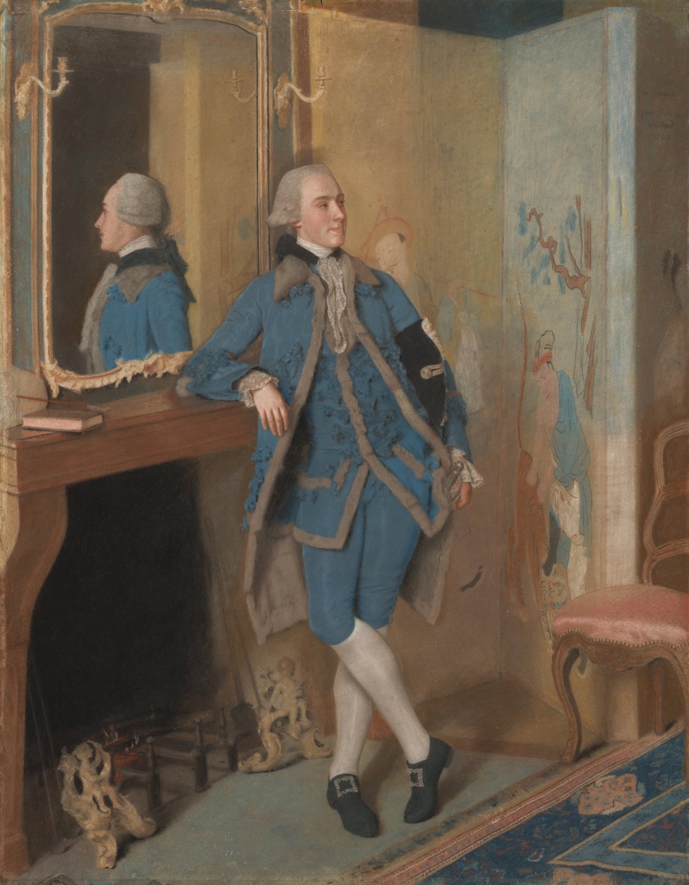 Portrait of John, Lord Mountstuart, later 4th Earl and 1st Marquess of Bute av Jean Étienne Liotard