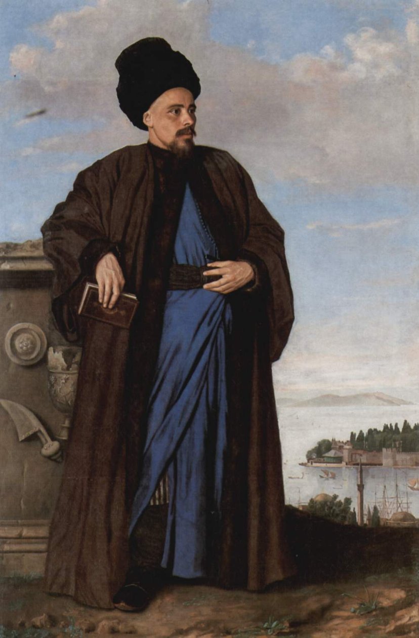 Porträt des Richard Pococke  av Jean Étienne Liotard