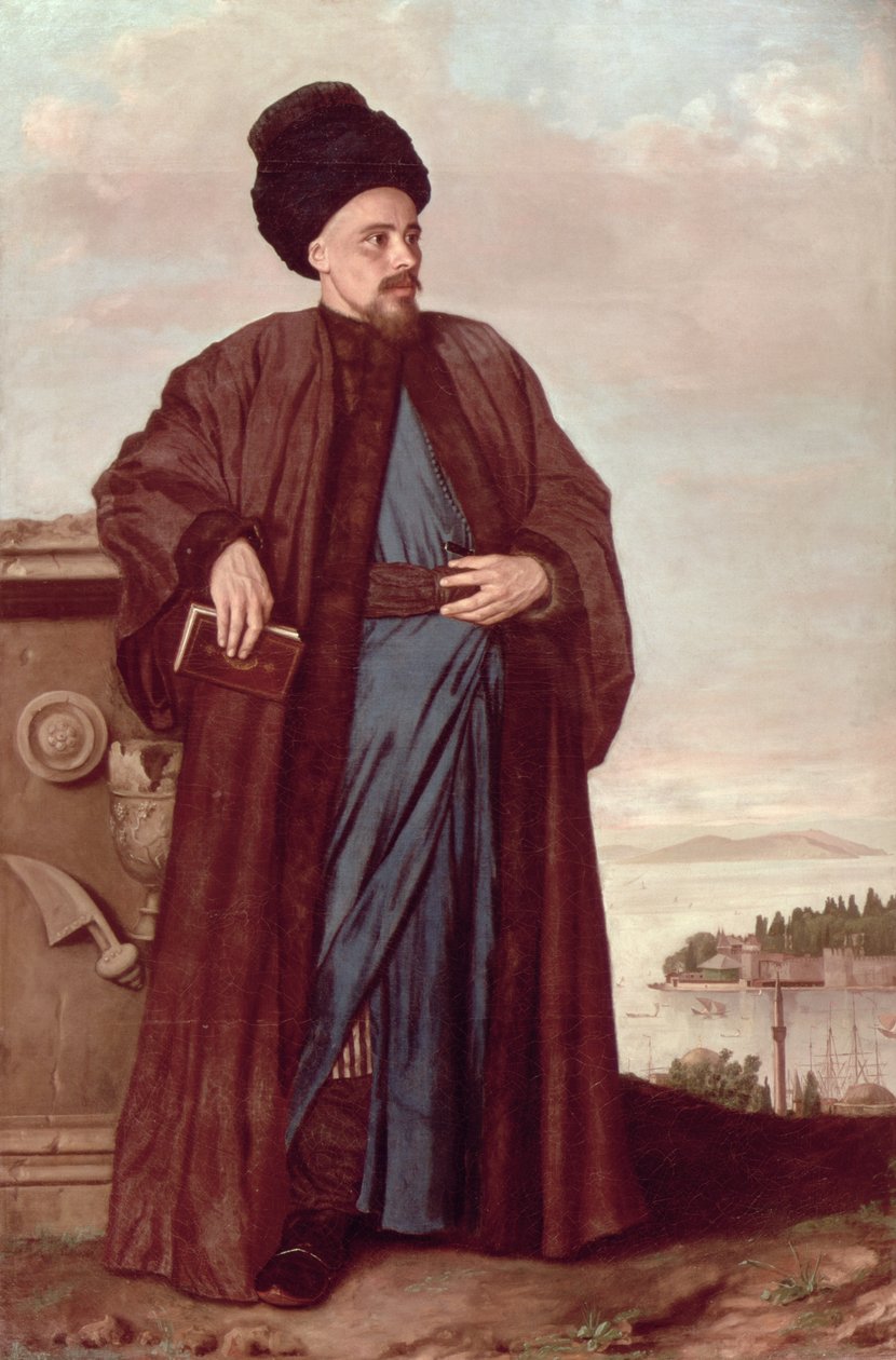 Richard Pococke i orientalisk kostym, 1738 av Jean Étienne Liotard