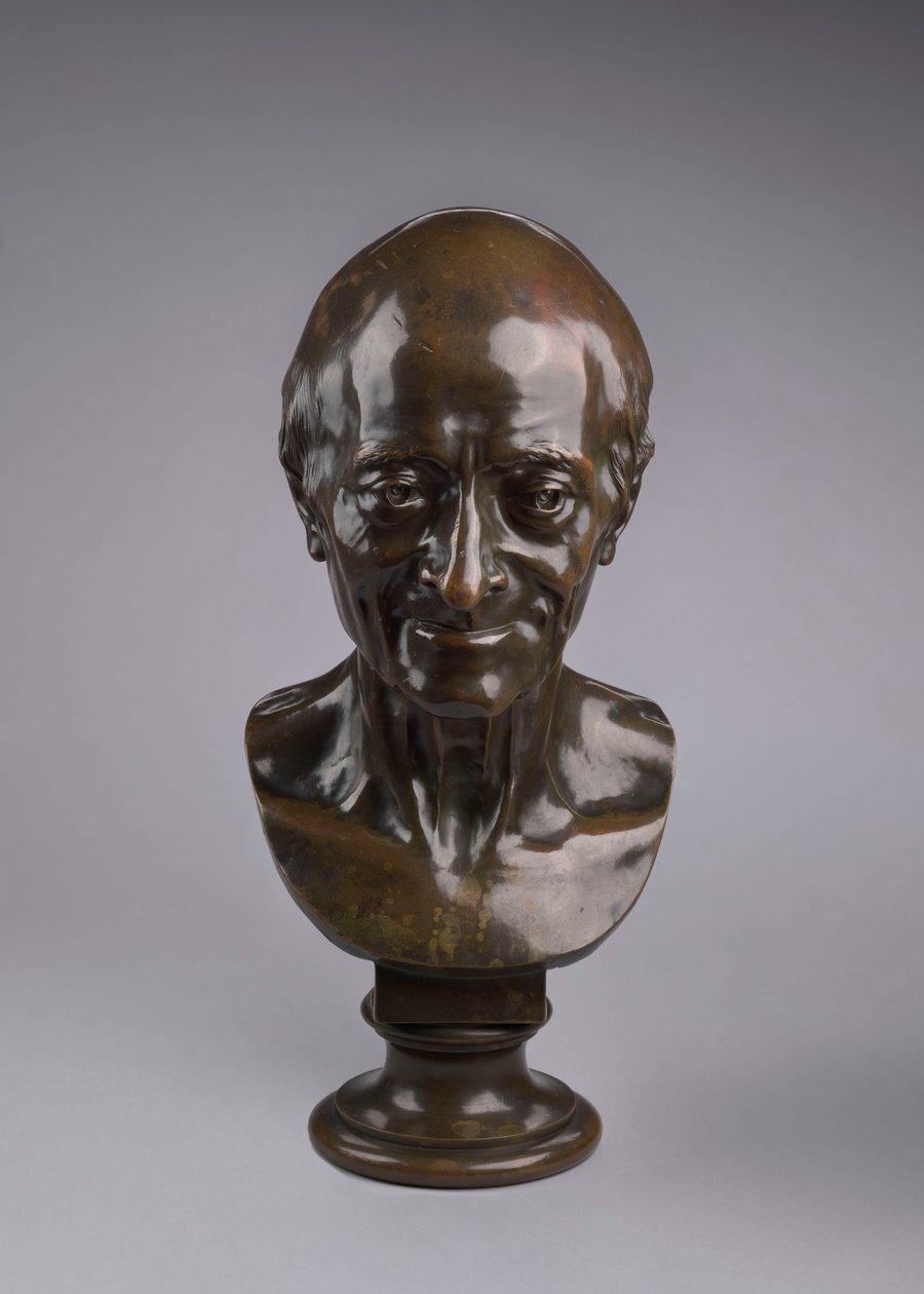 Porträtt av Voltaire av Jean-Antoine Houdon