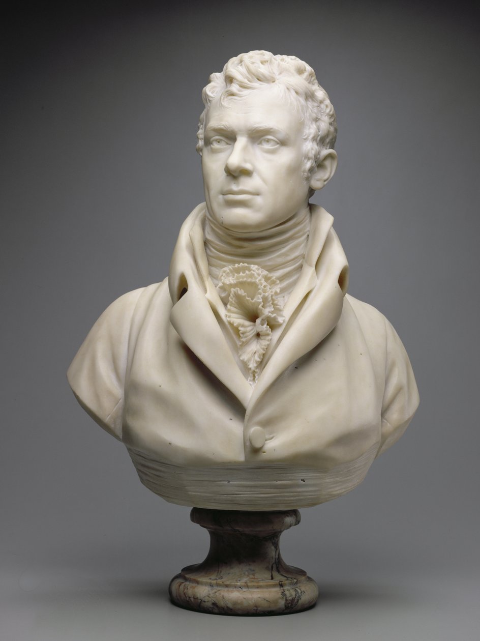 Robert Fulton, ca 1804 (marmor) (se även 345578-79) av Jean Antoine Houdon