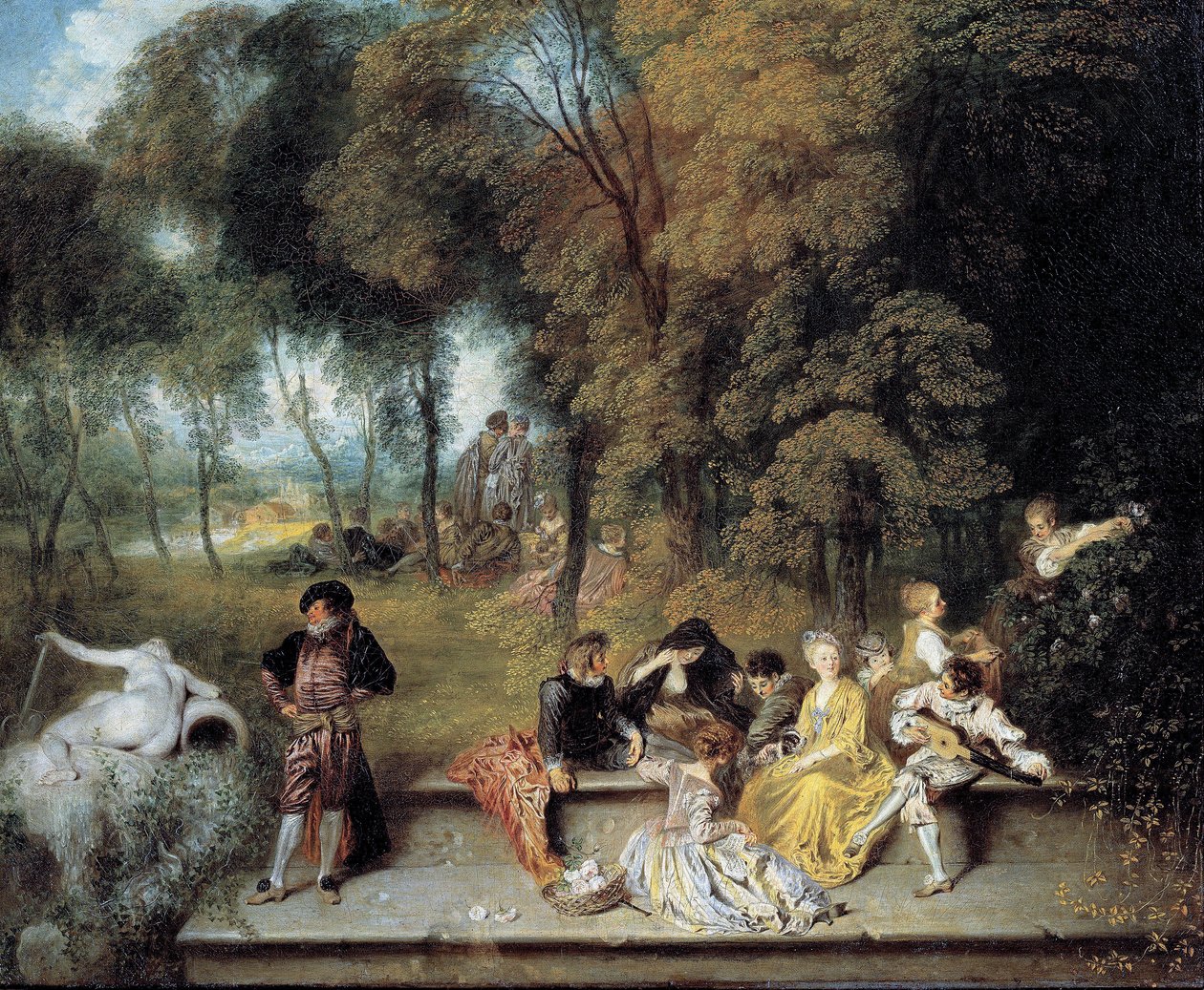 Kärlekens njutningar av Jean-Antoine Watteau