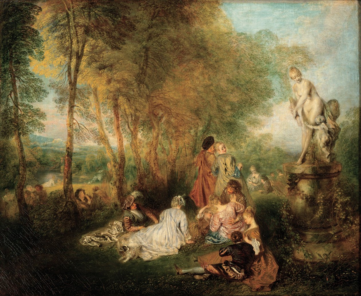 Kärlekens fest av Jean-Antoine Watteau