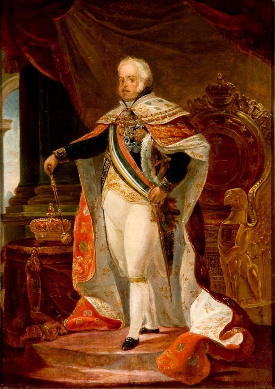 Portrait of John VI of Portugal av Jean Baptiste Debret