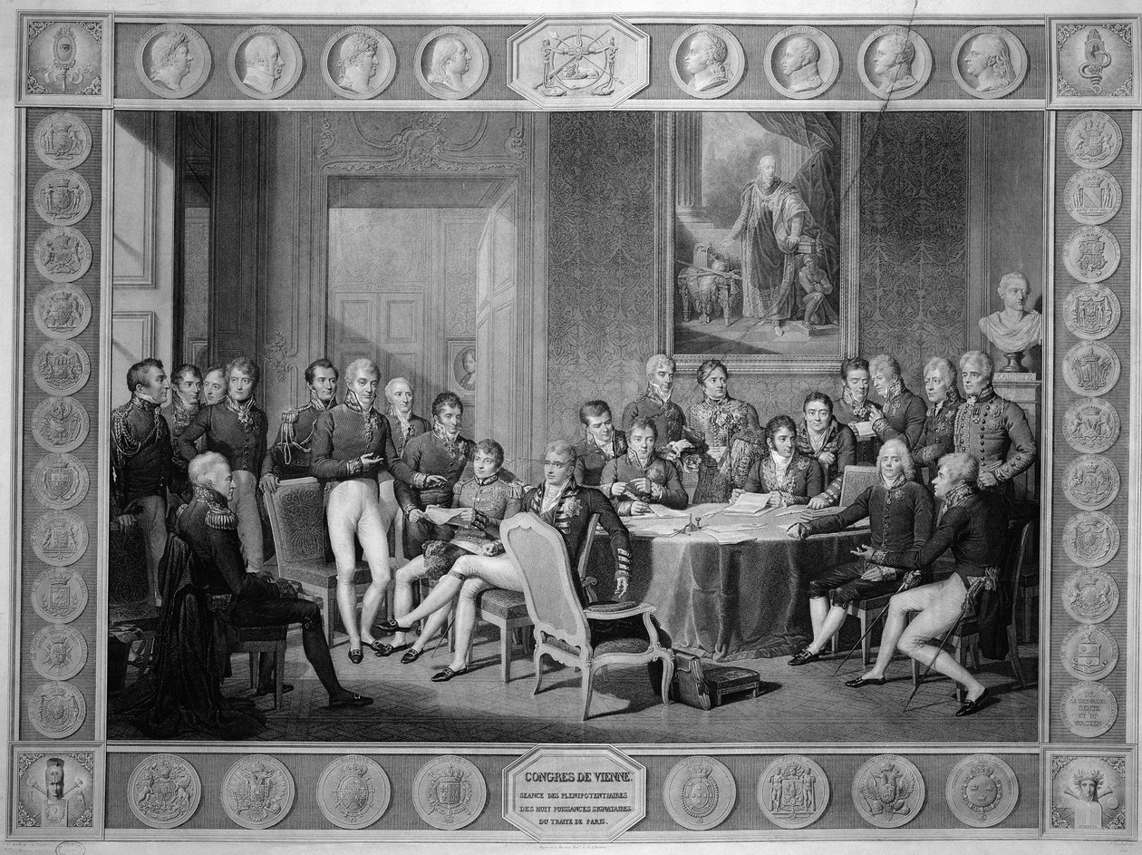 Wienkongressen, 1814-15 (SE ÄVEN 79713) av Jean Baptiste Isabey