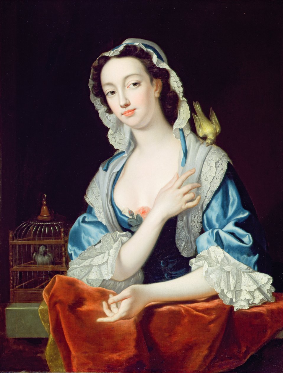 Porträtt av Peg Woffington (1718-60) av Jean Baptiste van Loo
