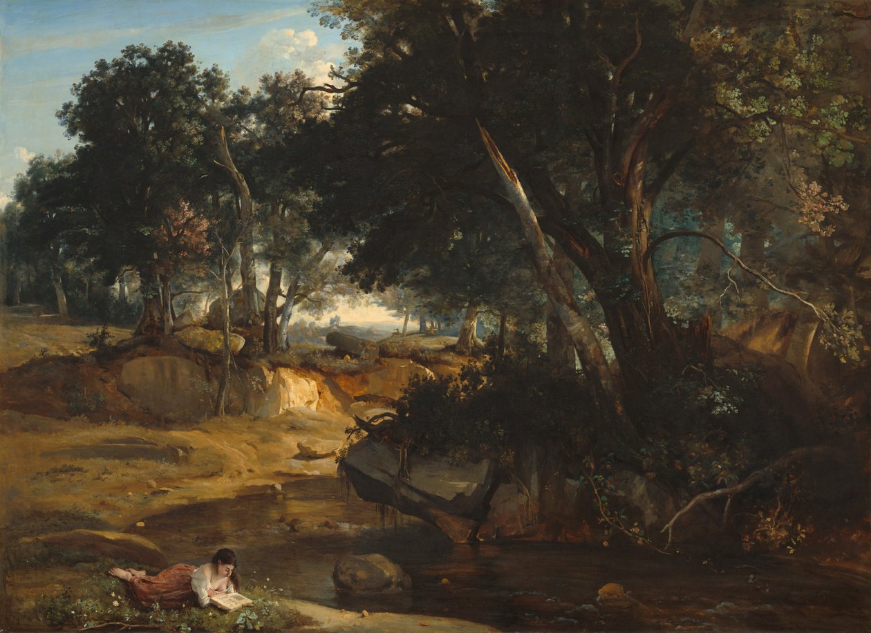 Forest of Fontainebleau av Jean-Baptiste-Camille Corot