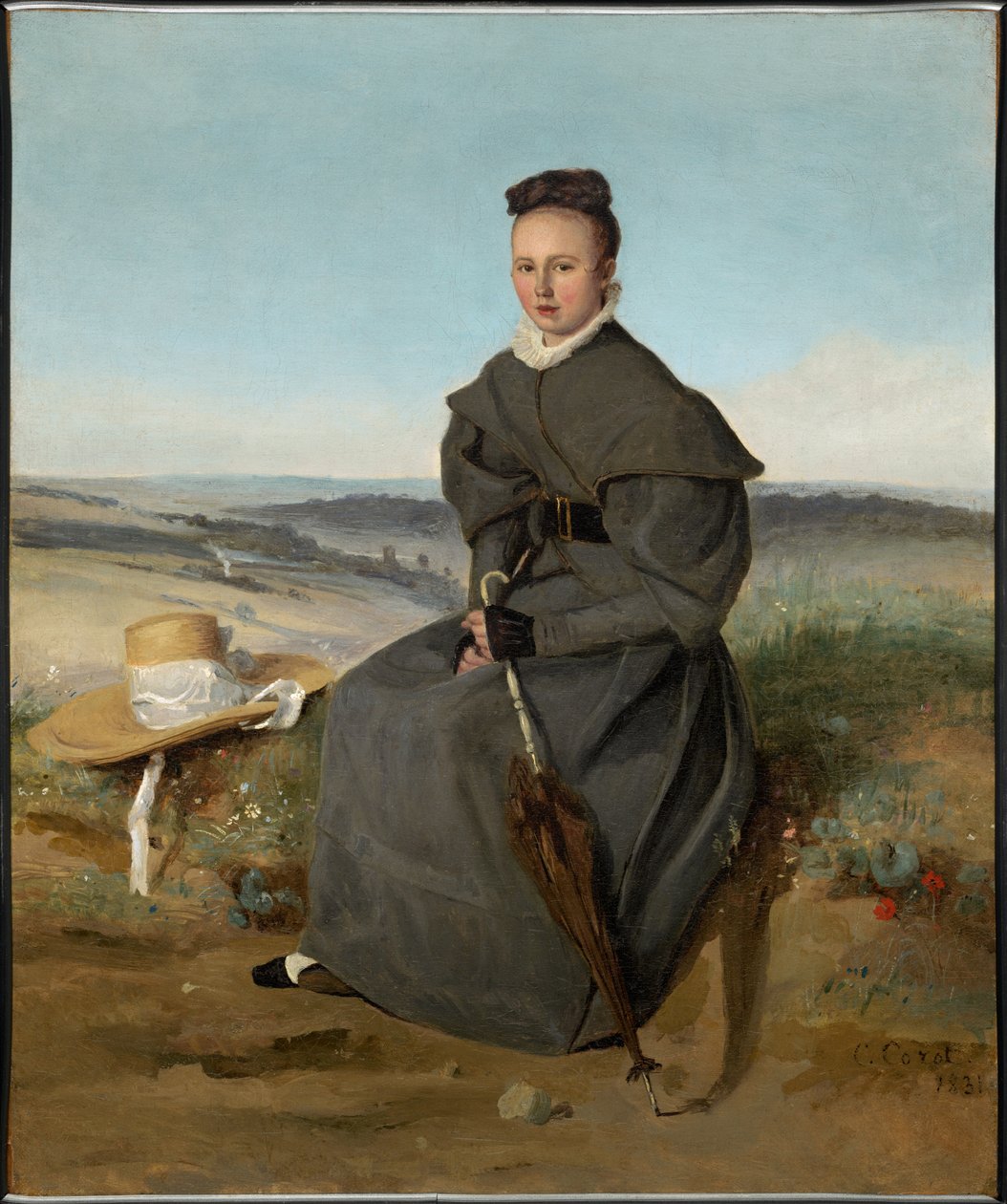 Louise Harduin av Jean-Baptiste-Camille Corot