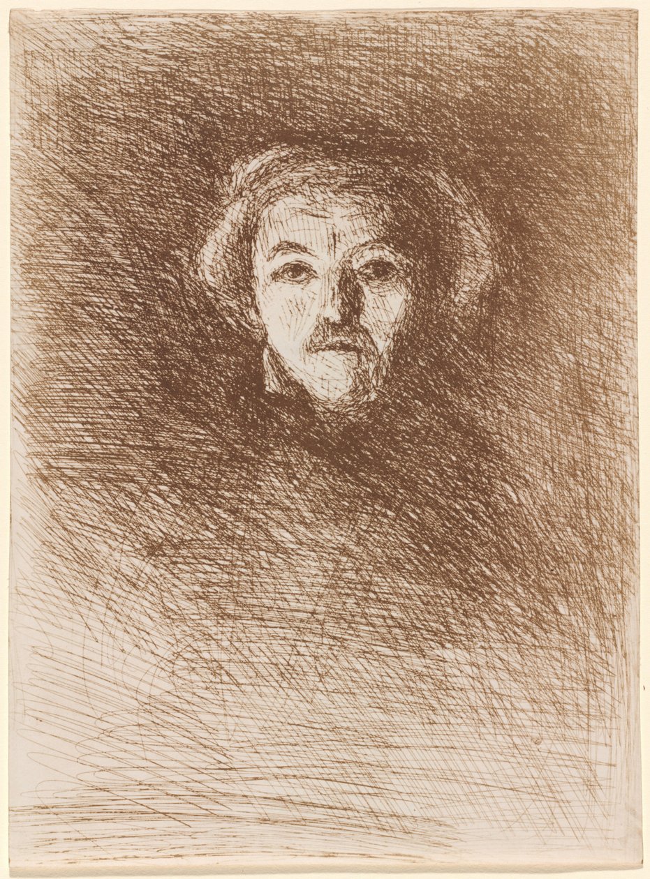 Självporträtt (Corot av honom själv) av Jean-Baptiste-Camille Corot