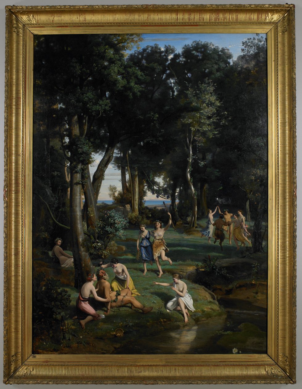 Silenos av Jean-Baptiste-Camille Corot