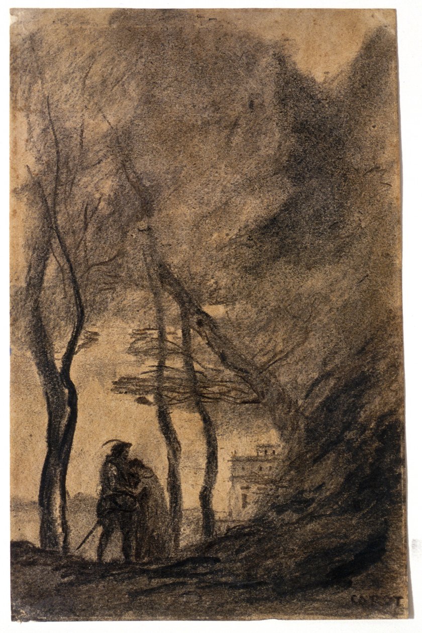 Avskedet av Jean-Baptiste-Camille Corot