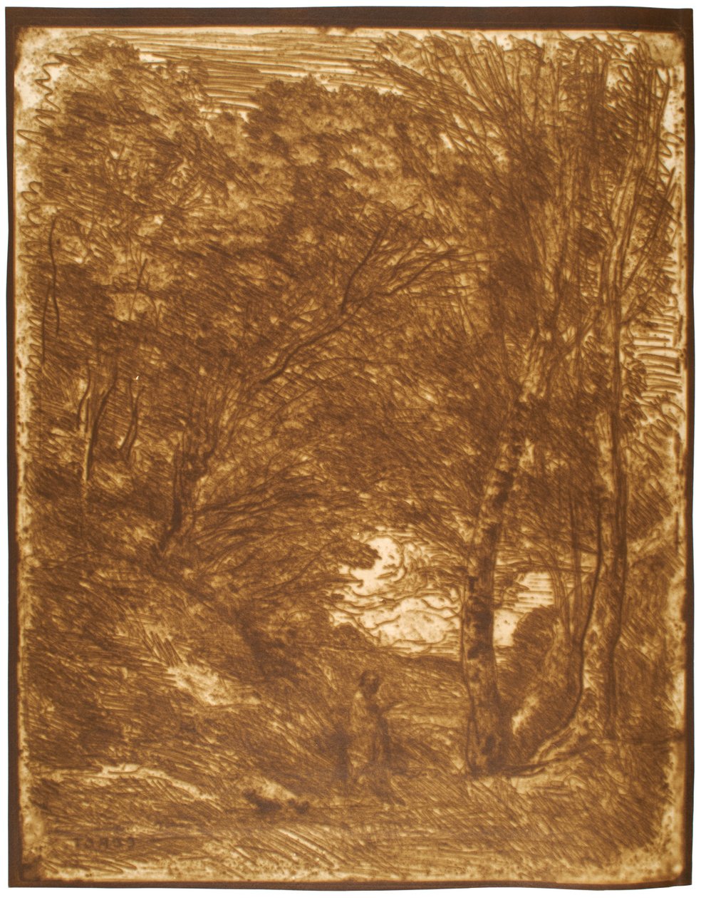 Die Gärten des Horaz av Jean-Baptiste-Camille Corot