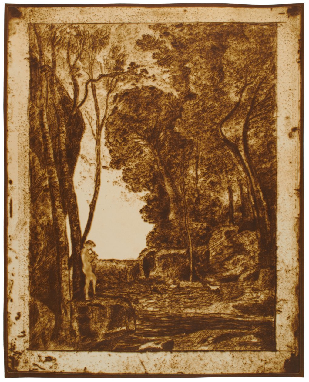 Der kleine Schäfer, 1. Platte av Jean-Baptiste-Camille Corot
