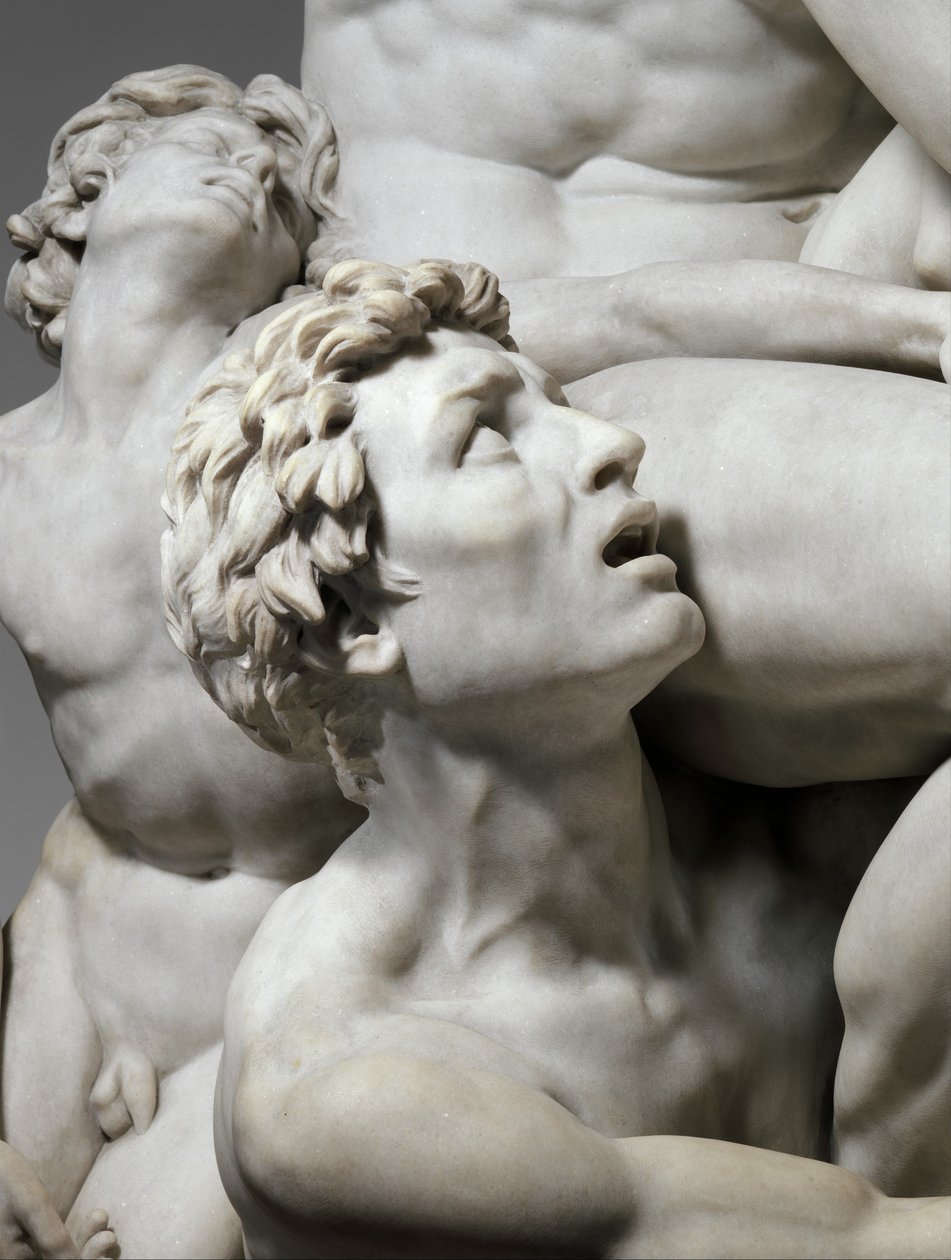 Detalj av Ugolino och hans söner av Jean Baptiste Carpeaux