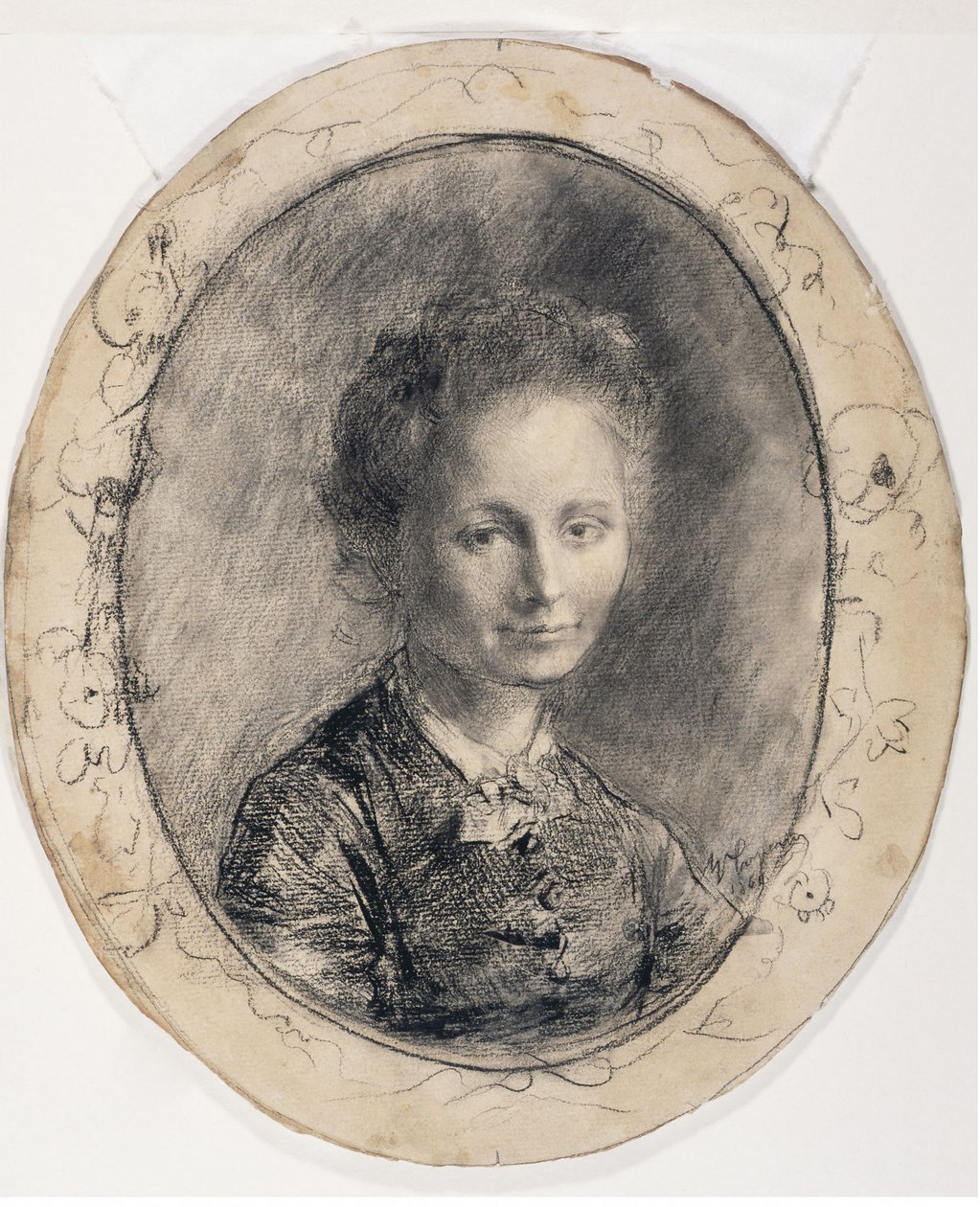 Porträtt av Mademoiselle de Montfort av Jean-Baptiste Carpeaux
