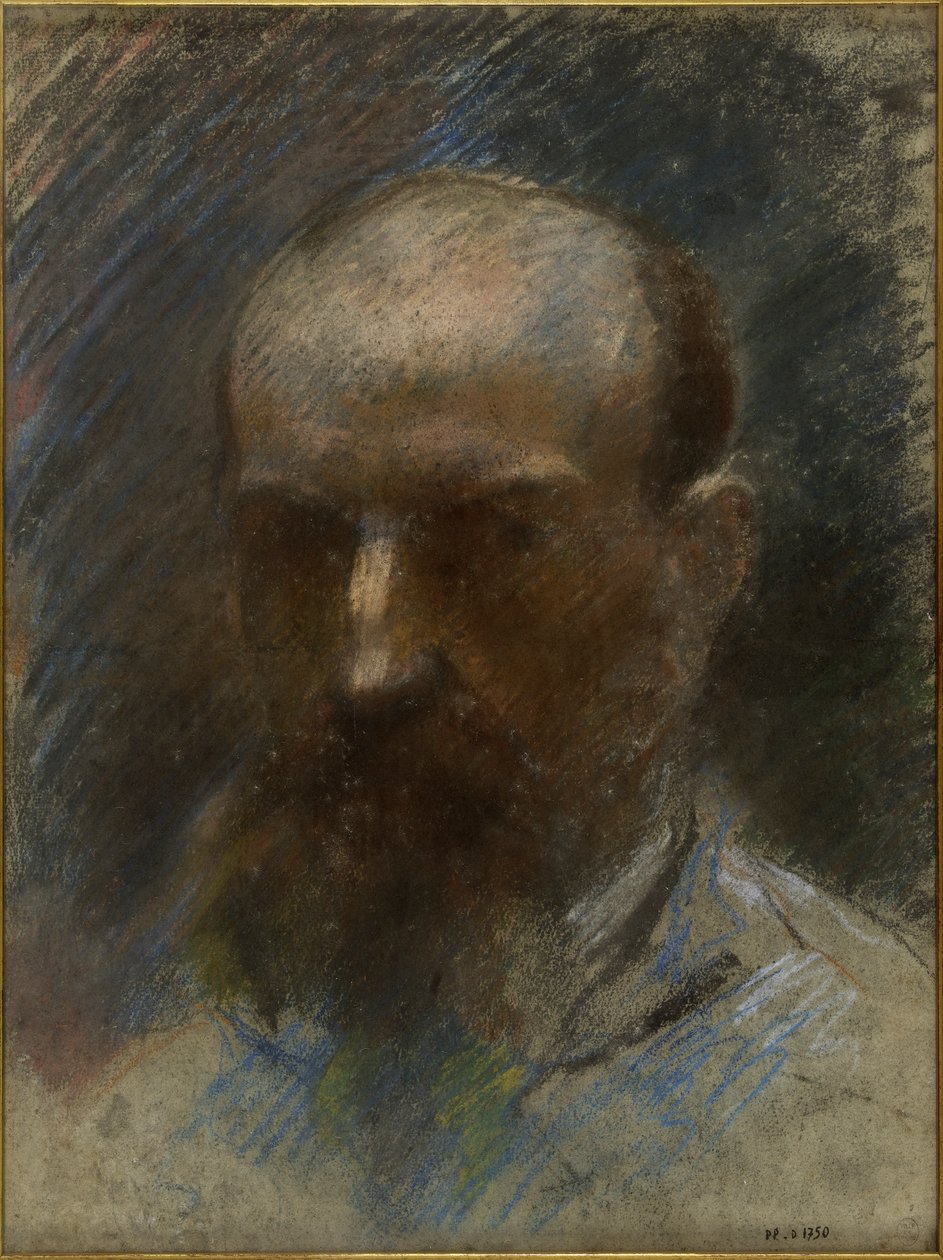 Porträtt av en man (självporträtt) av Jean-Baptiste Carpeaux