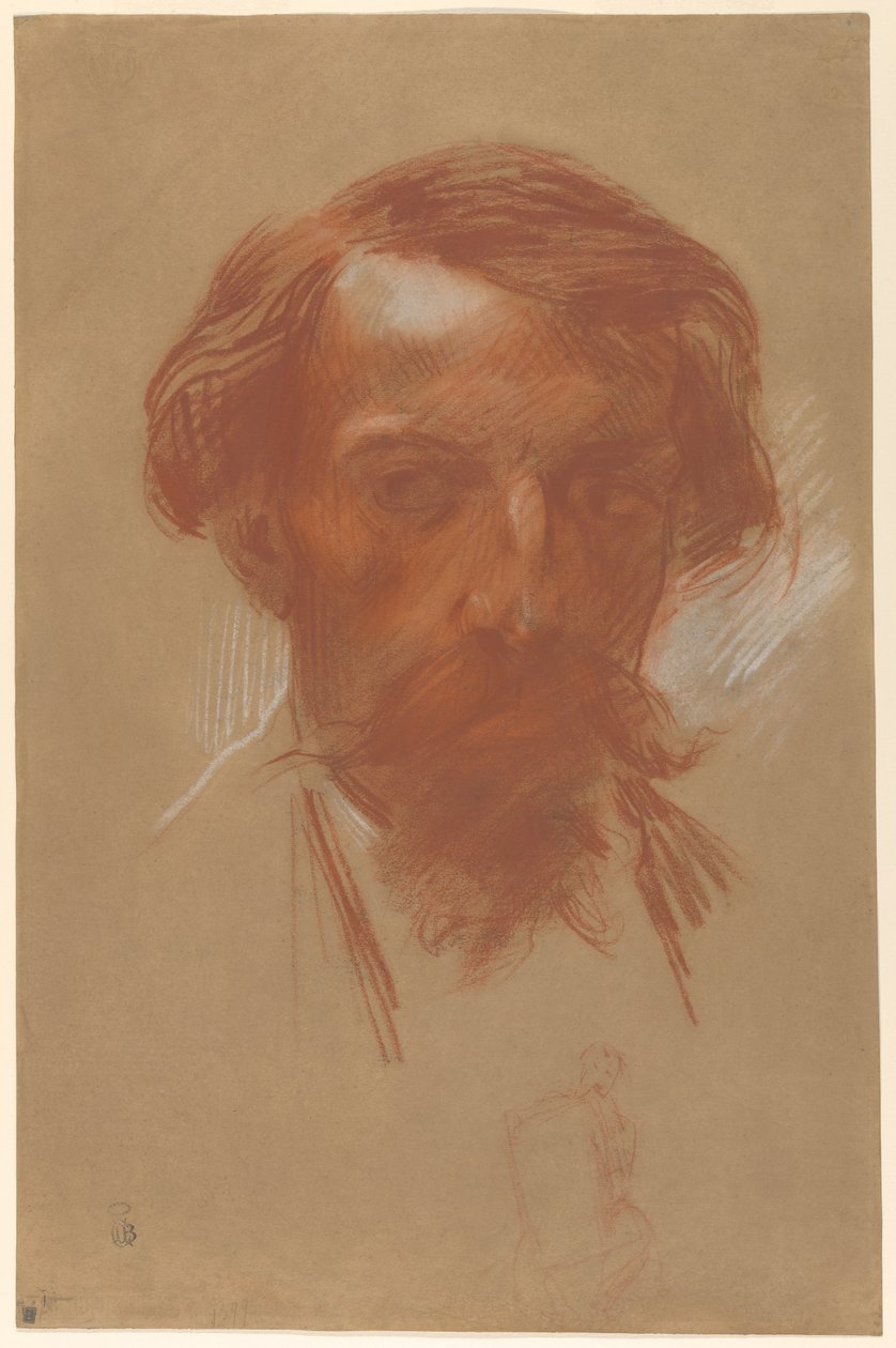 Självporträtt av Jean-Baptiste Carpeaux