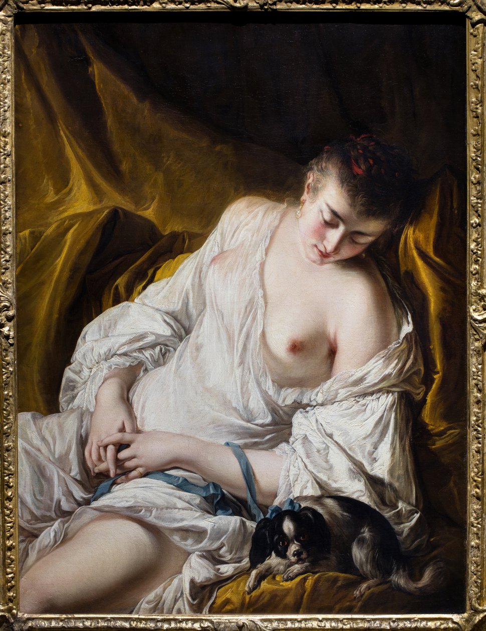 Une femme qui dort ou la Fidelite surveillante, v av Jean-Baptiste Deshays