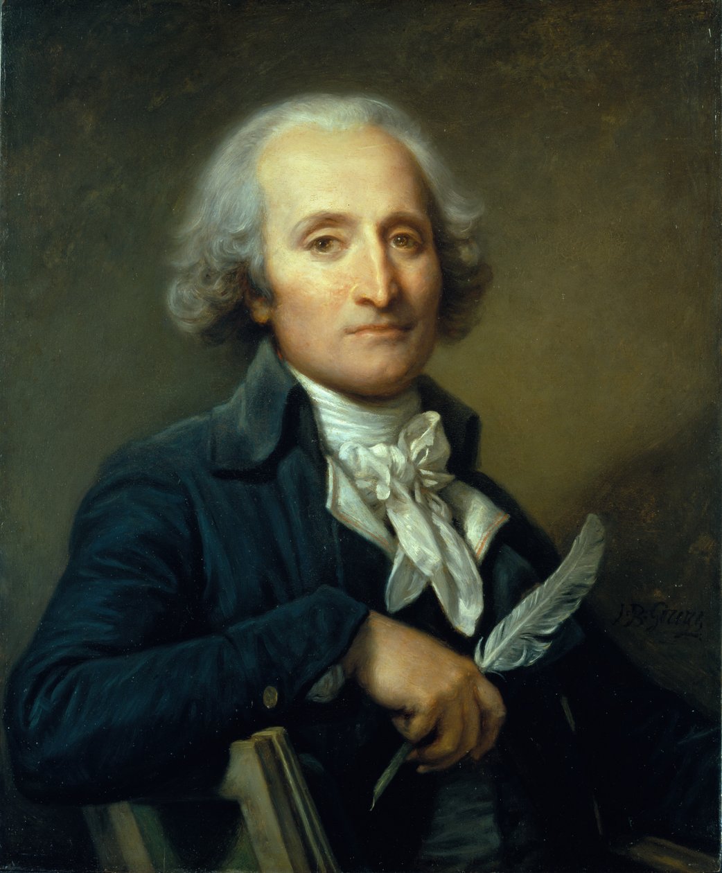 Porträtt av Jean Tupinier av Jean-Baptiste Greuze