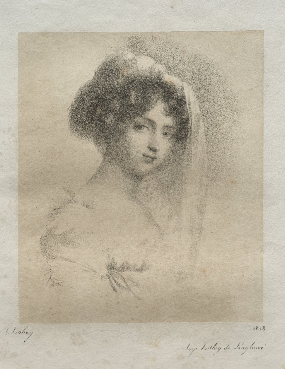 Fru. Horace Vernet av Jean-Baptiste Isabey