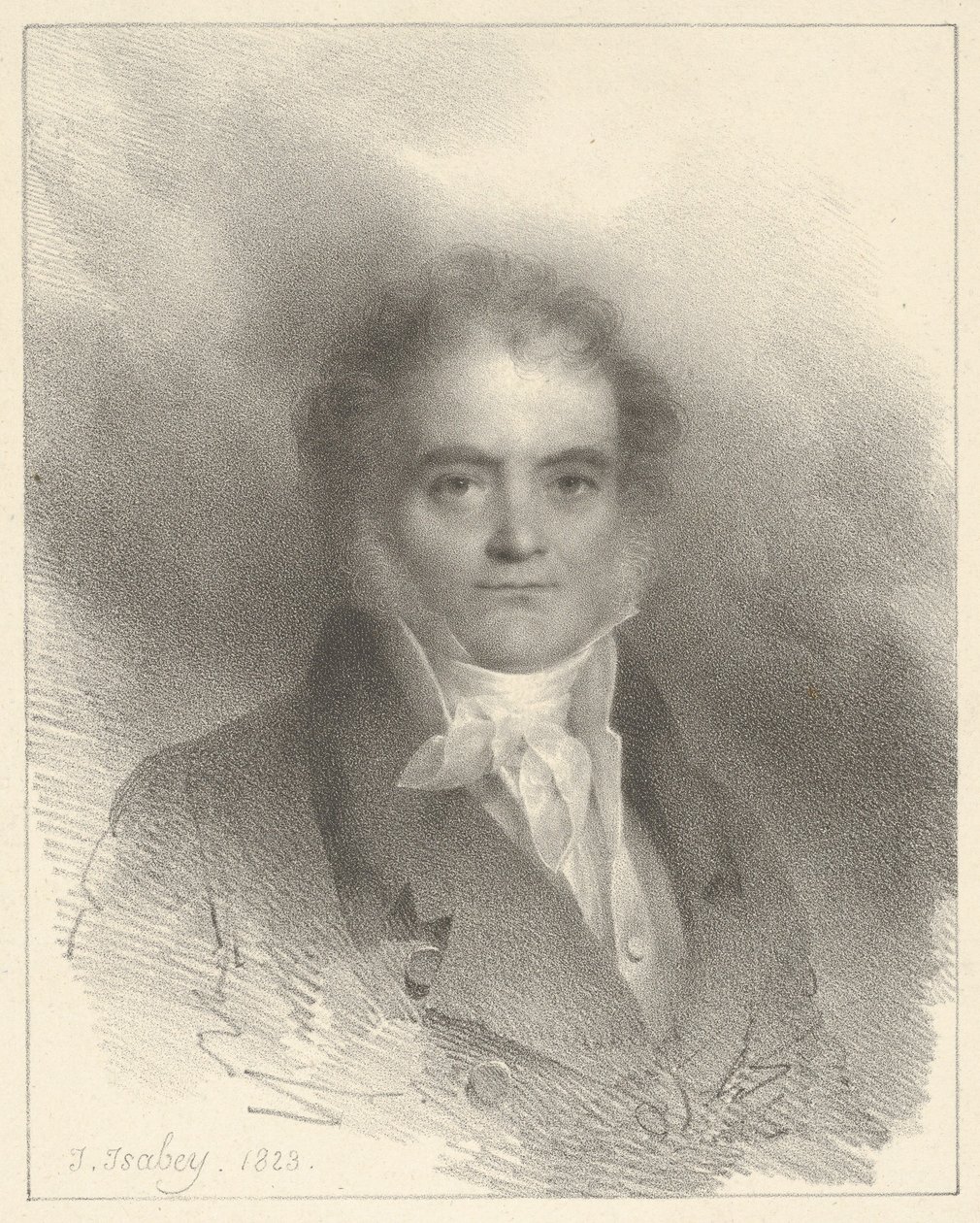 Porträtt av Villeau av Jean-Baptiste Isabey