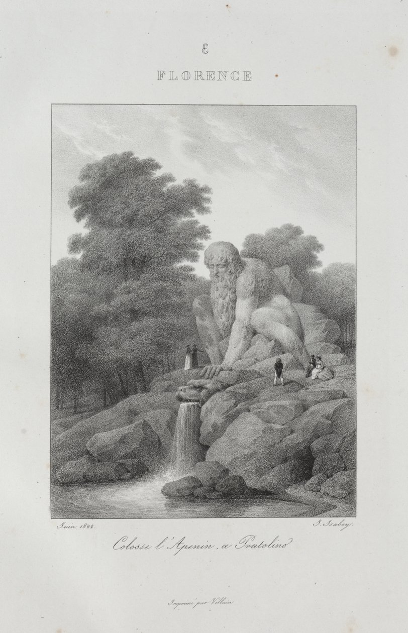 Resa till Italien 1822 av Jean-Baptiste Isabey