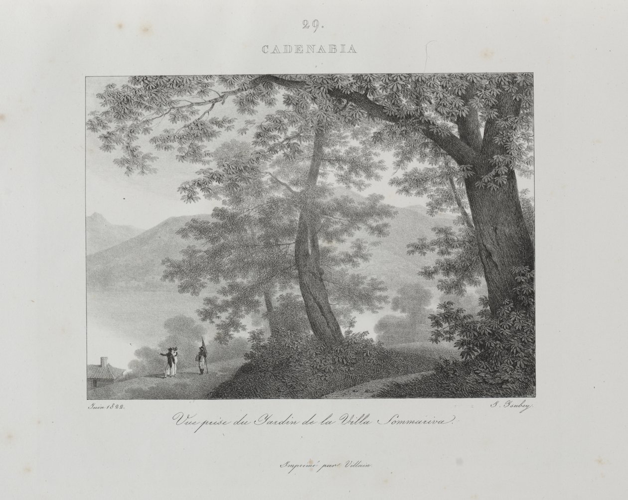 Resa till Italien 1822 av Jean-Baptiste Isabey