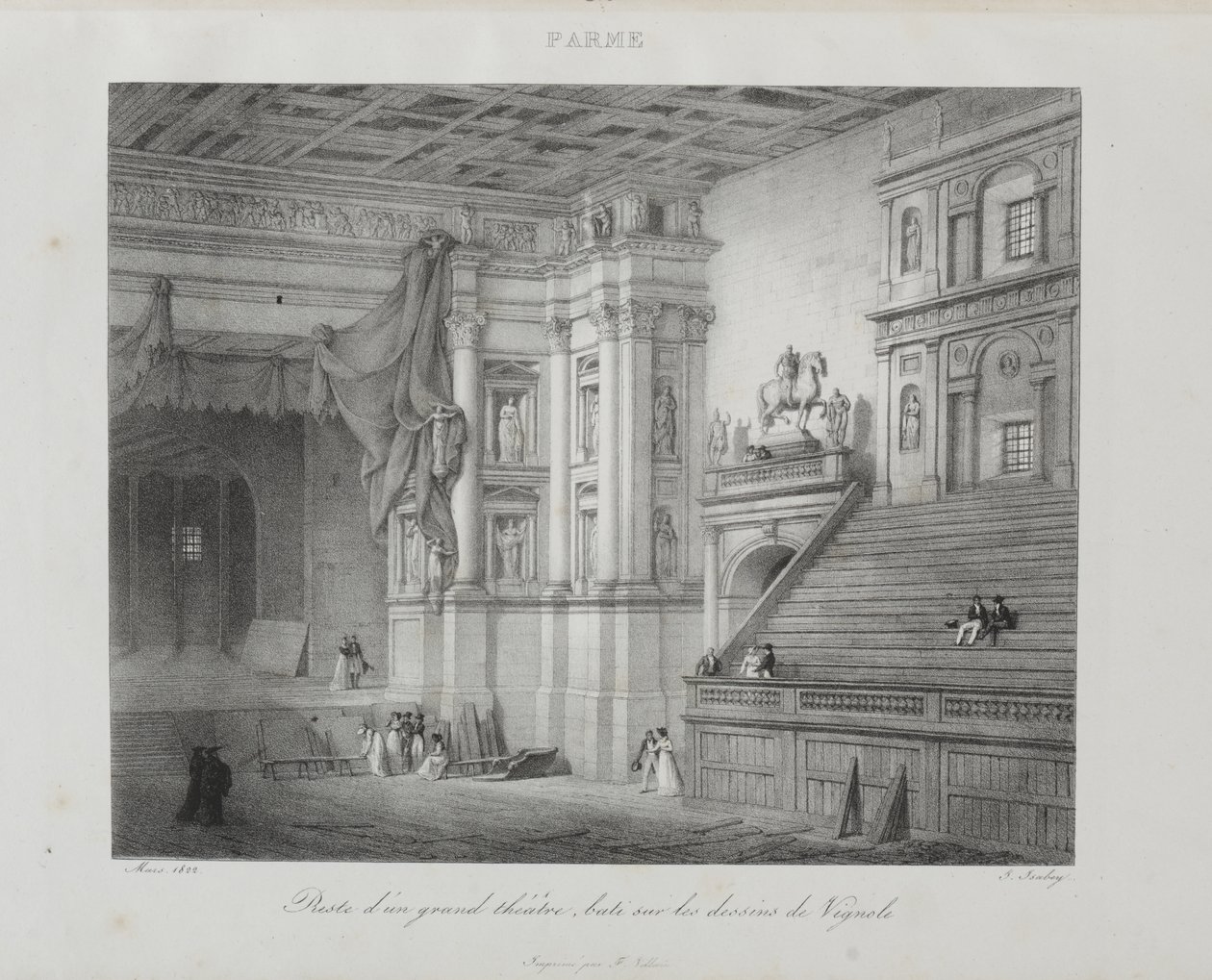 Resa till Italien 1822 av Jean-Baptiste Isabey
