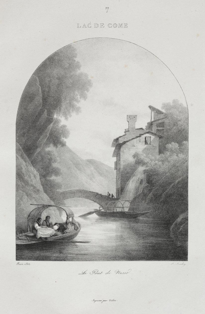 Resa till Italien 1822 av Jean-Baptiste Isabey