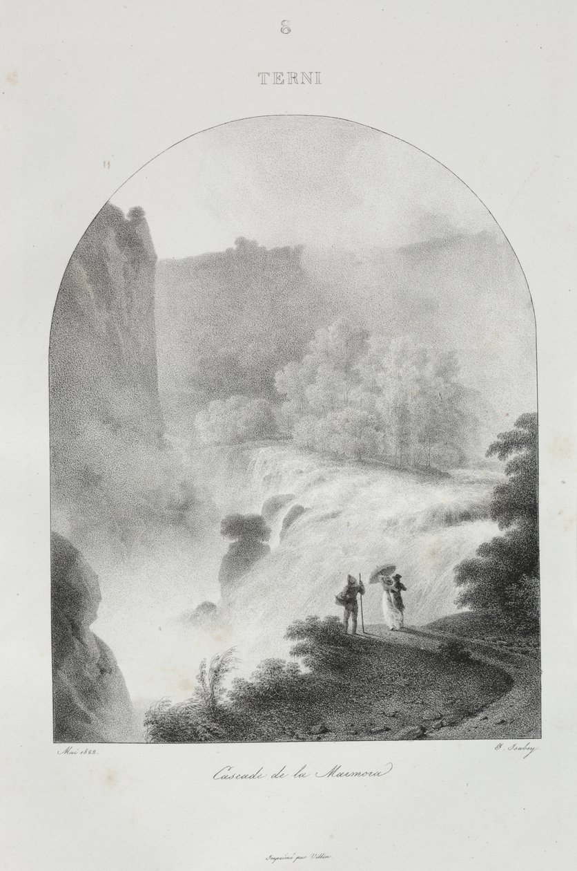 Resa till Italien 1822 av Jean-Baptiste Isabey