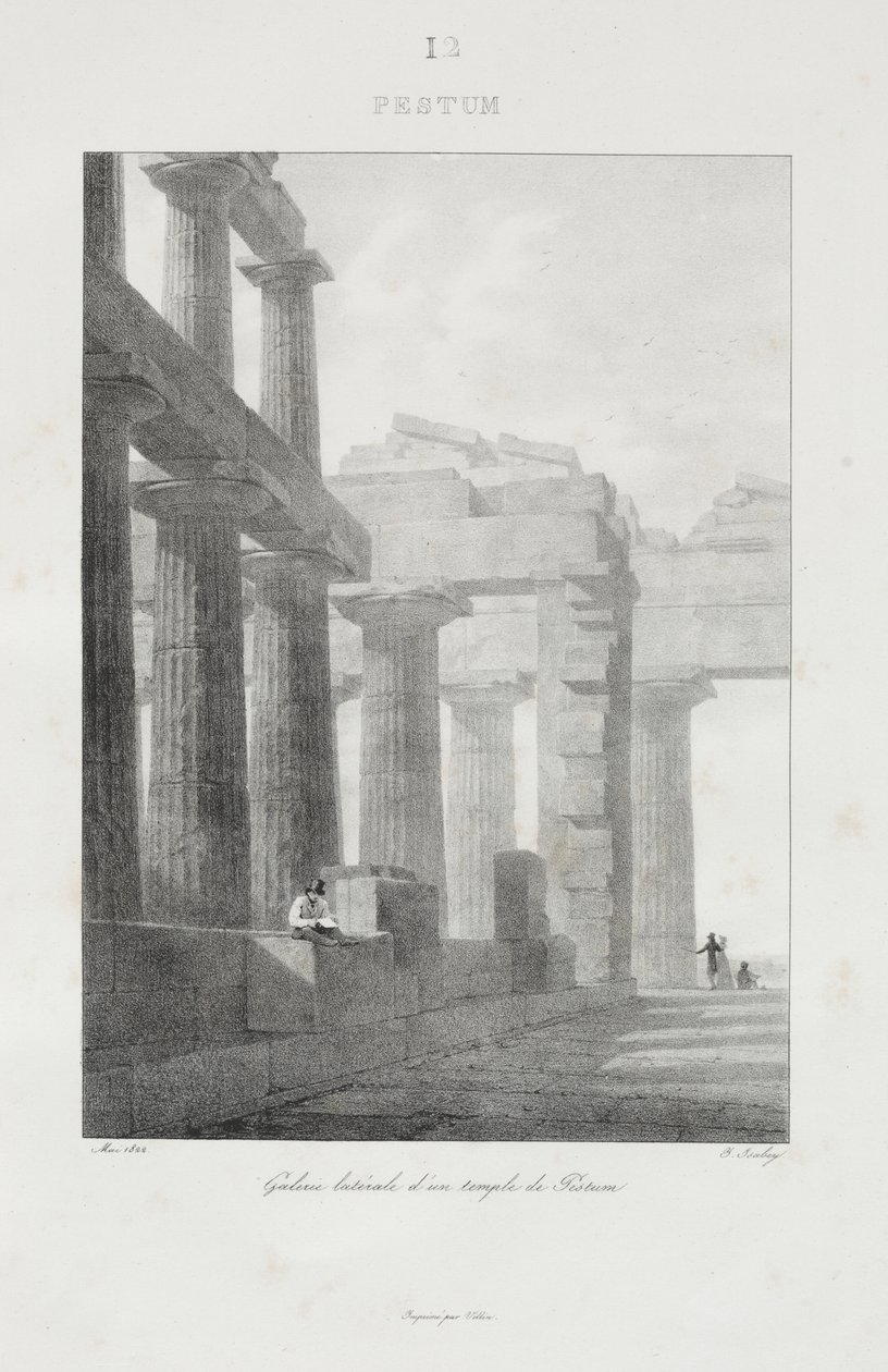 Resa till Italien 1822 av Jean-Baptiste Isabey