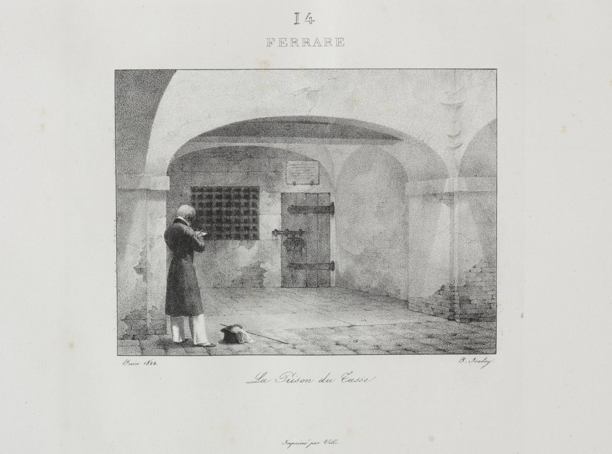 Resa till Italien 1822 av Jean-Baptiste Isabey