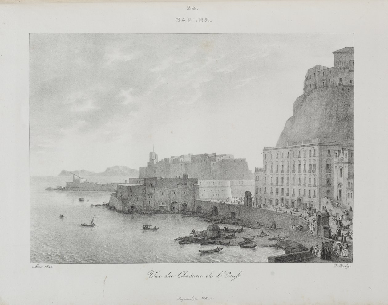Resa till Italien 1822 av Jean-Baptiste Isabey