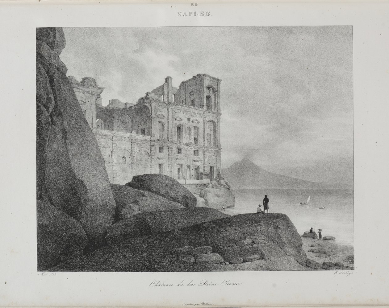 Resa till Italien 1822 av Jean-Baptiste Isabey