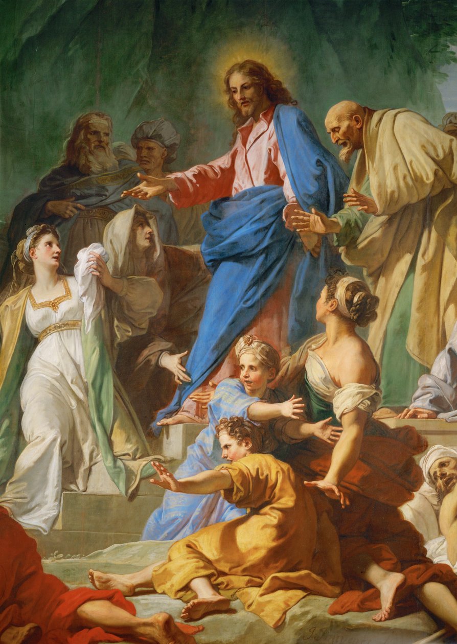 La resurrection de Lazare - Lasarus uppståndelse ... av Jean-Baptiste Jouvenet
