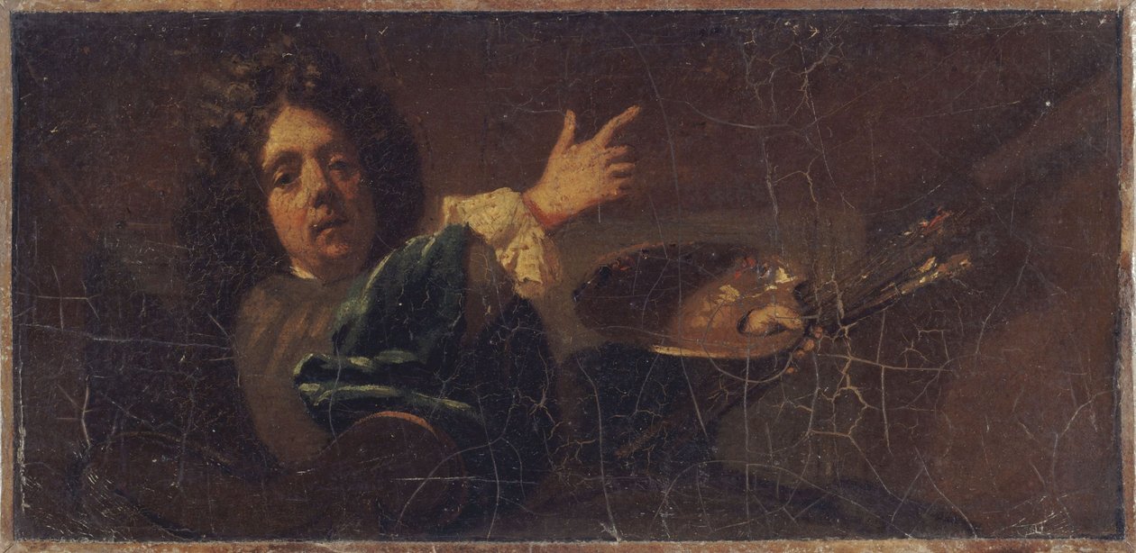 Självporträtt av Jean-Baptiste Jouvenet. Förminskning av målningen i Musée de Rouen, mellan 1701 och 1750 (olja på duk) av Jean Baptiste Jouvenet