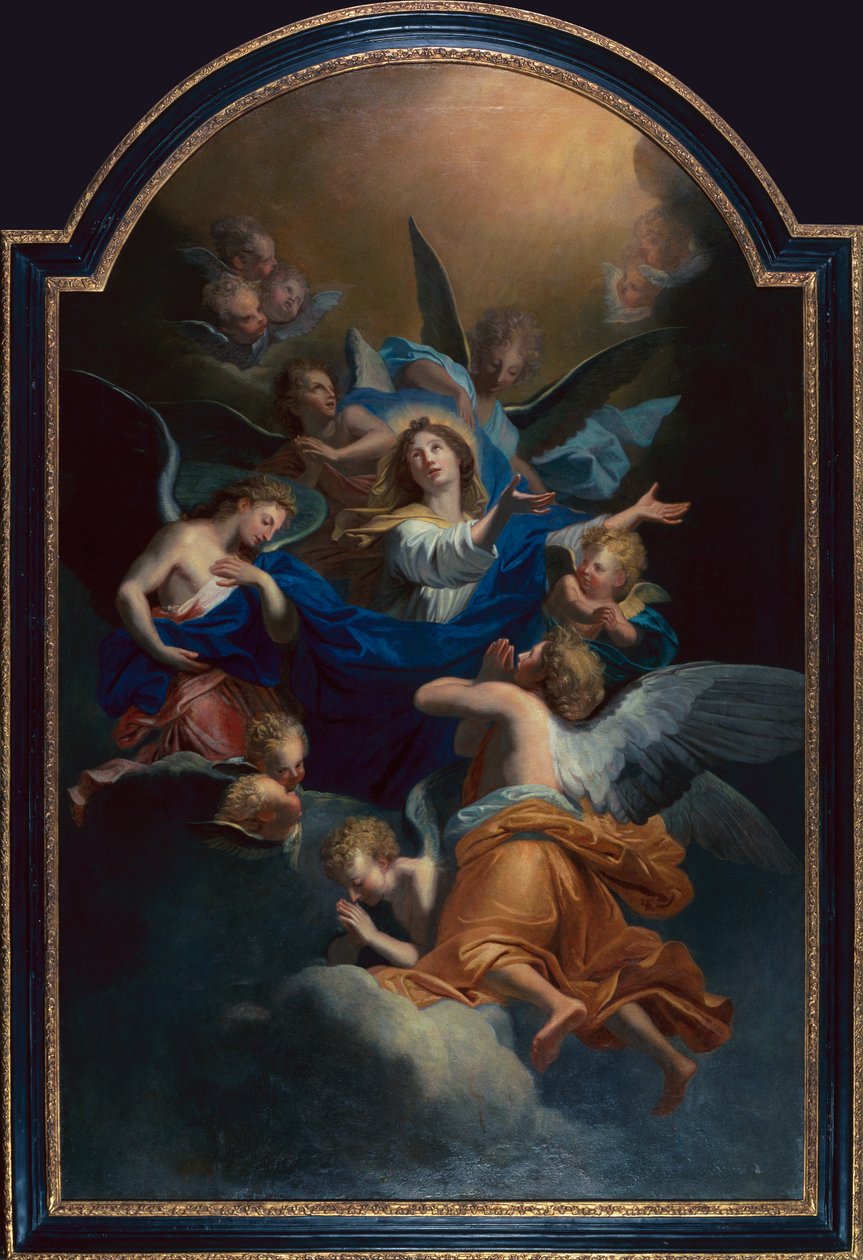 The Assumption of the Virgin (olja på duk) av Jean Baptiste Jouvenet