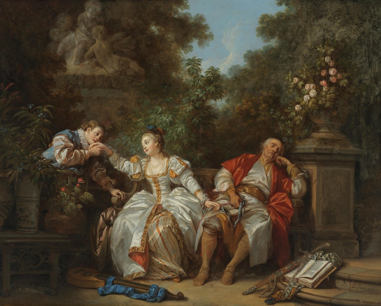 Den hemliga älskaren av Jean-Baptiste Le Prince