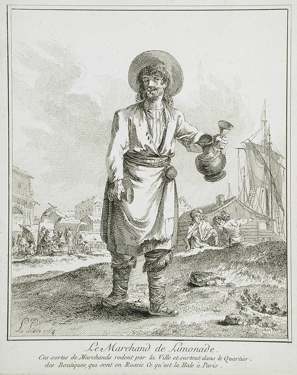 Lemonadförsäljerskan av Jean-Baptiste Le Prince