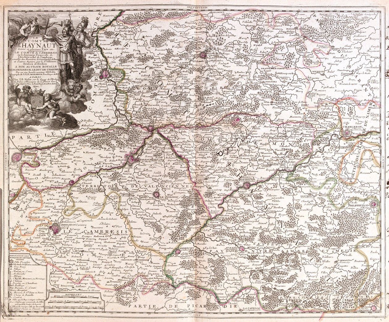 Belgien (region: regionen Vallonien), Frankrike (region: Nord-Pas-de-Calais, Picardiet, Champagne-Ardenne) av Jean Baptiste Nolin